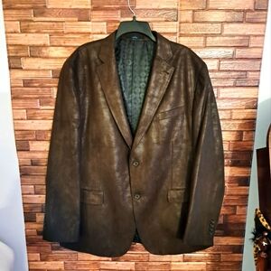 Hechter Paris Faux Suede Tobacco Jacket. HECHTER Studio Men's Blazer 46/117 Reg.